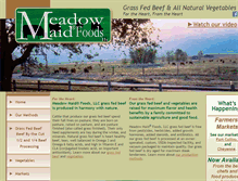 Tablet Screenshot of meadowmaidfoods.com